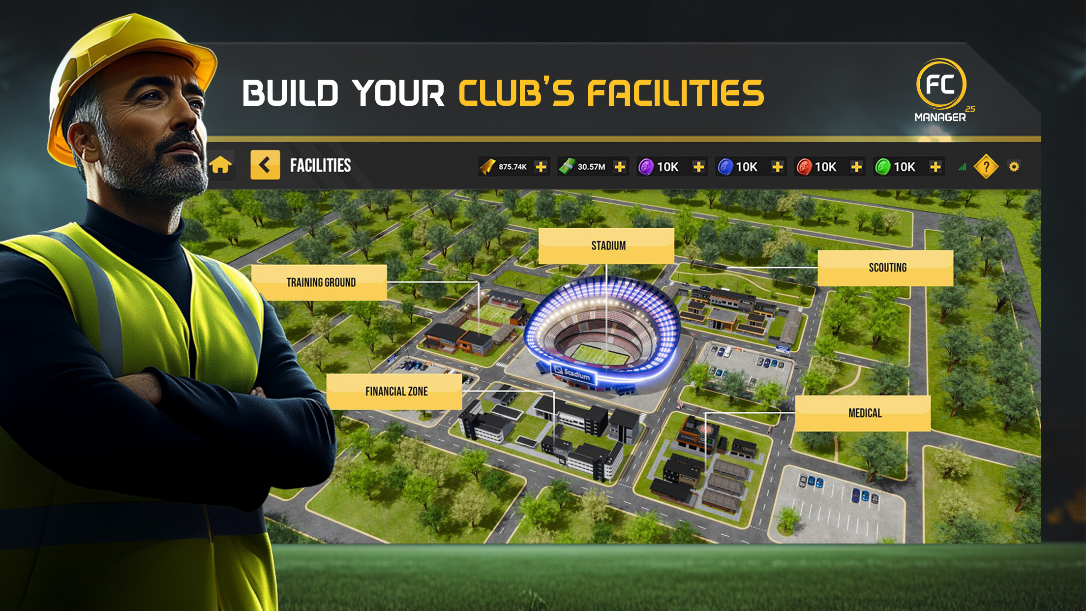 اسکرین شات 4 بازی FC Manager 25 - Football Game