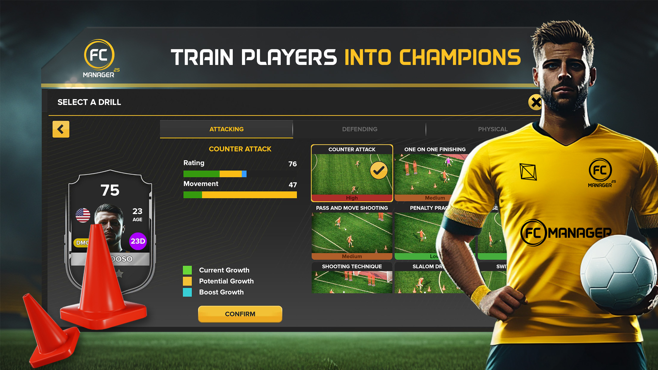 اسکرین شات 3 بازی FC Manager 25 - Football Game