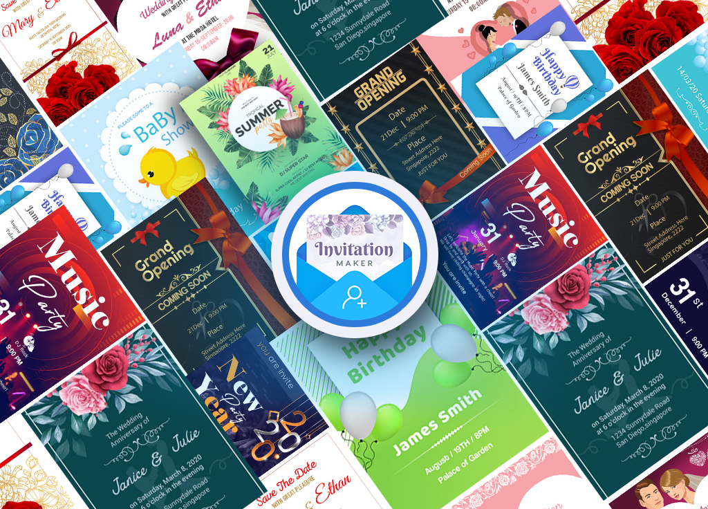 اسکرین شات 7 برنامه Invitation Card Maker
