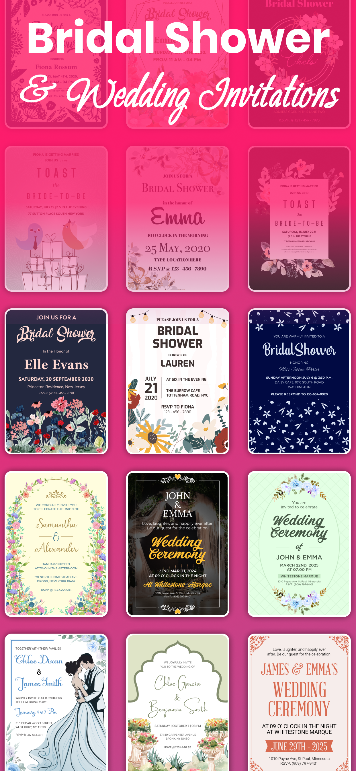 اسکرین شات 4 برنامه Invitation Card Maker & Design