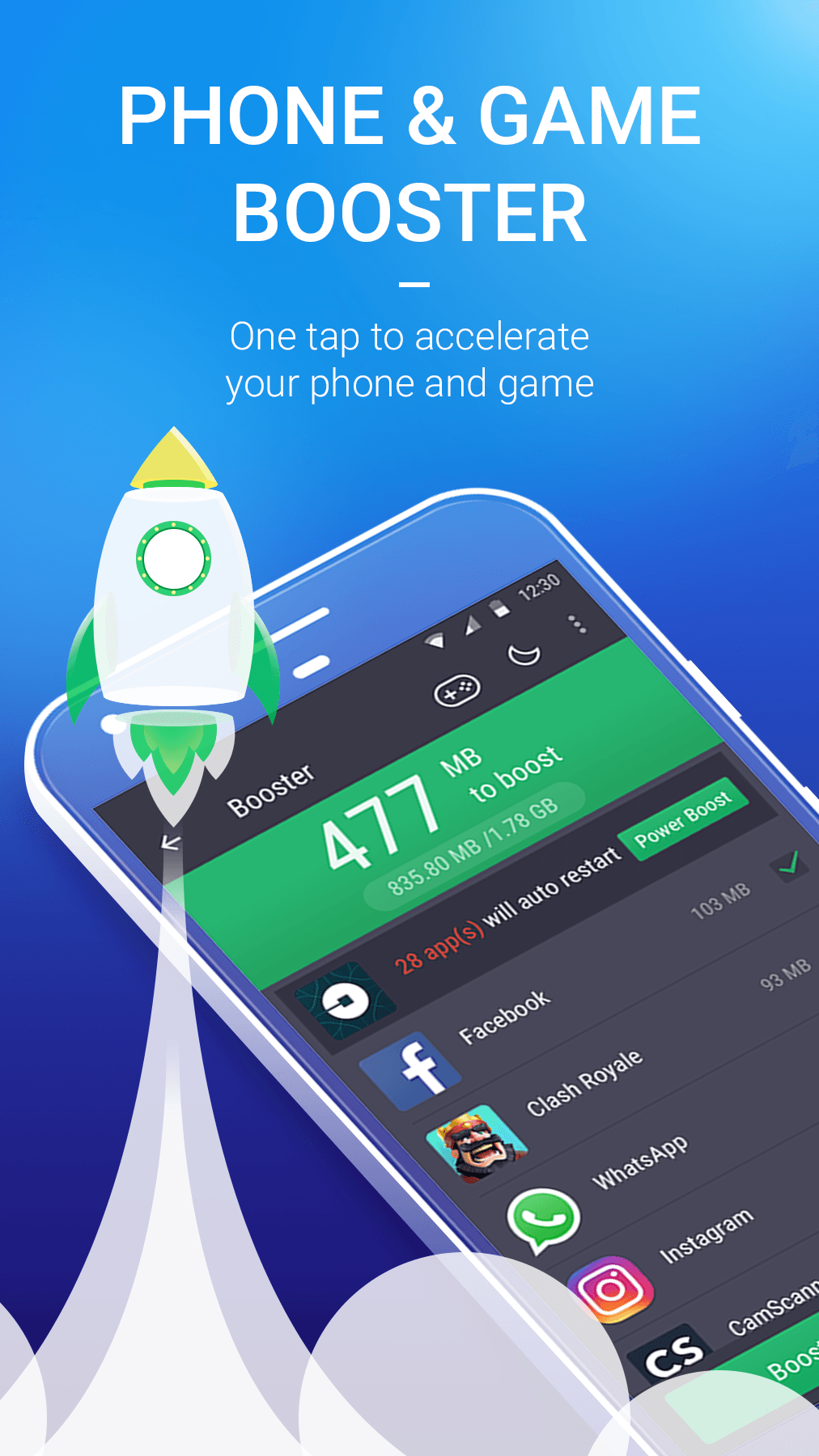 اسکرین شات 1 برنامه AMC Security-Boost & Antivirus