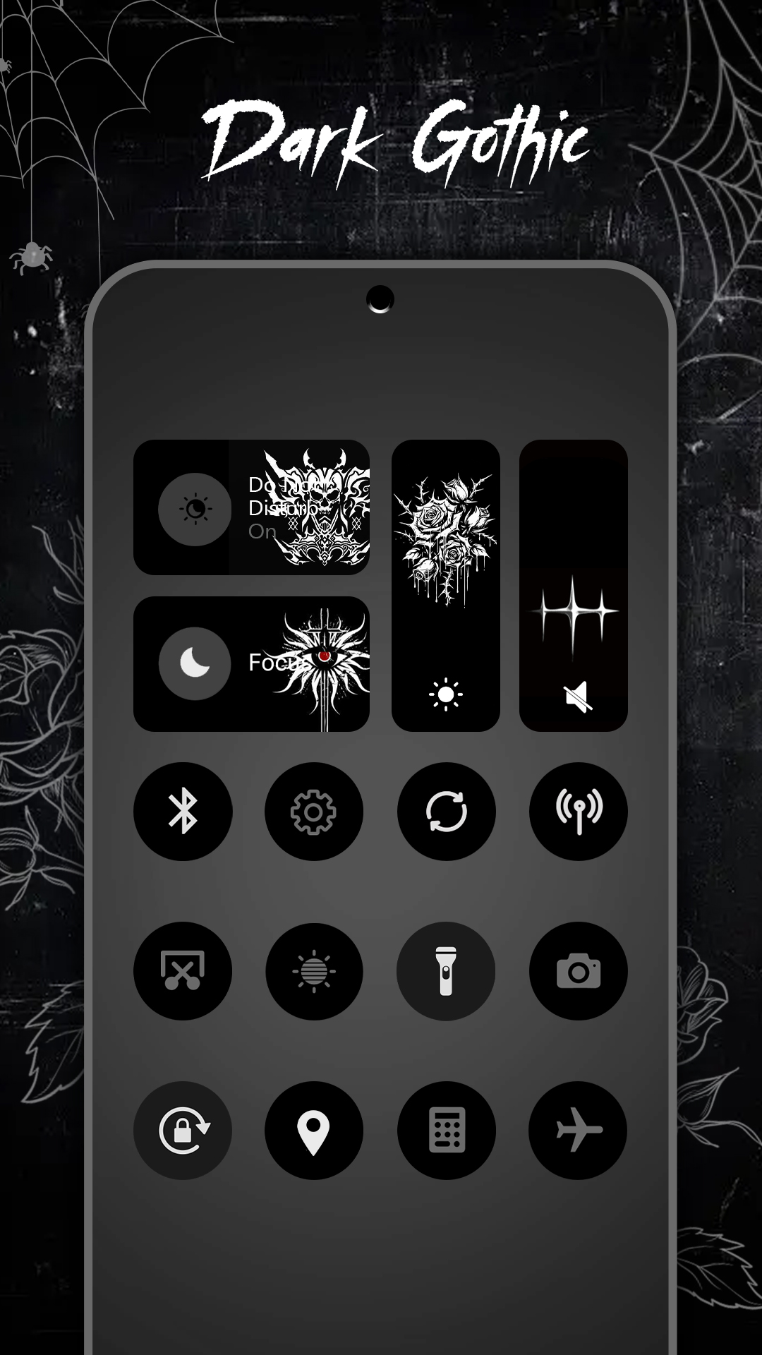 اسکرین شات 1 برنامه Control Widget - Themed Panels