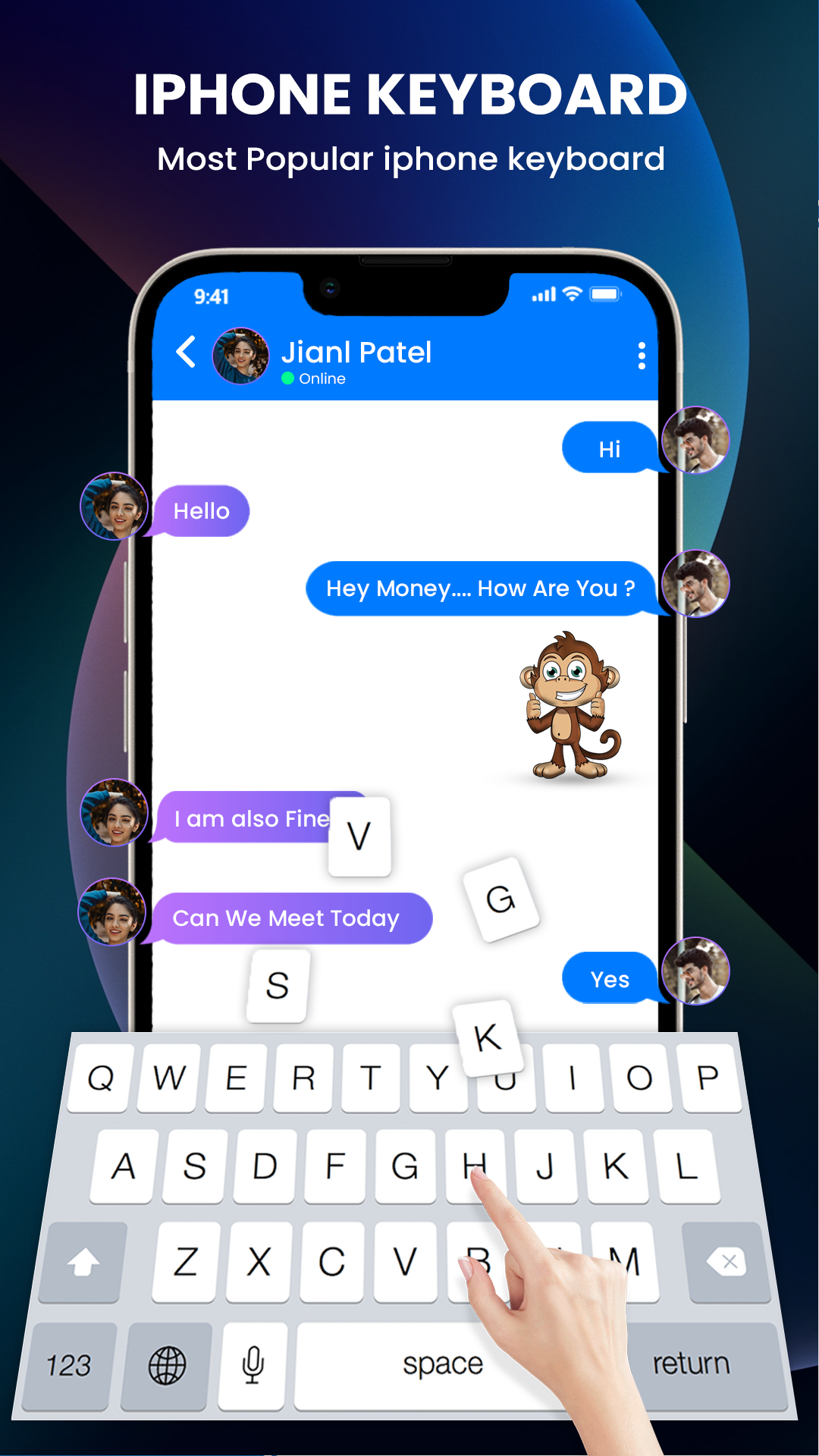 اسکرین شات 5 برنامه iPhone Keyboard