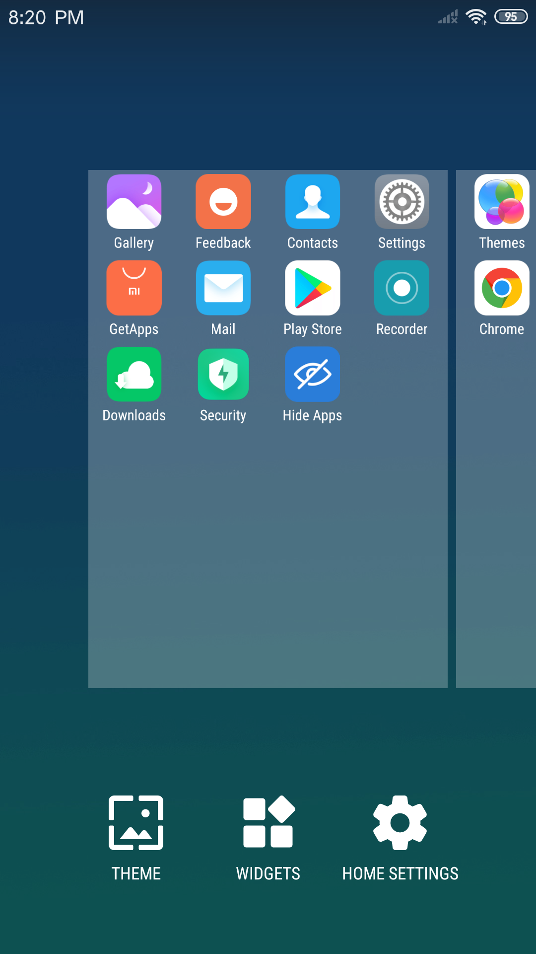 اسکرین شات 4 برنامه X Launcher