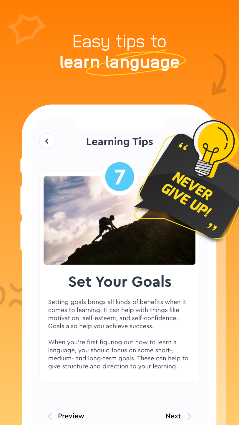 اسکرین شات 3 برنامه Duff - Learn Languages & Speak