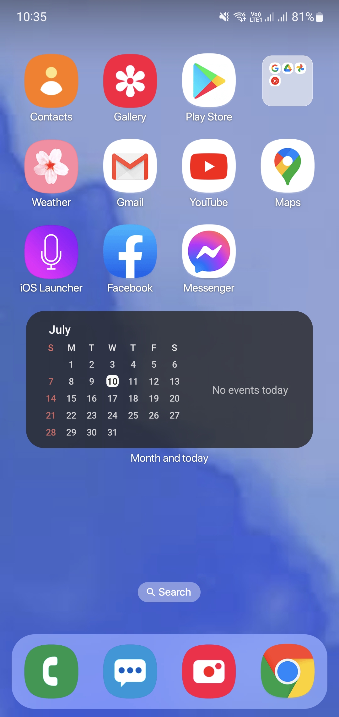 اسکرین شات 1 برنامه Launcher and Themes