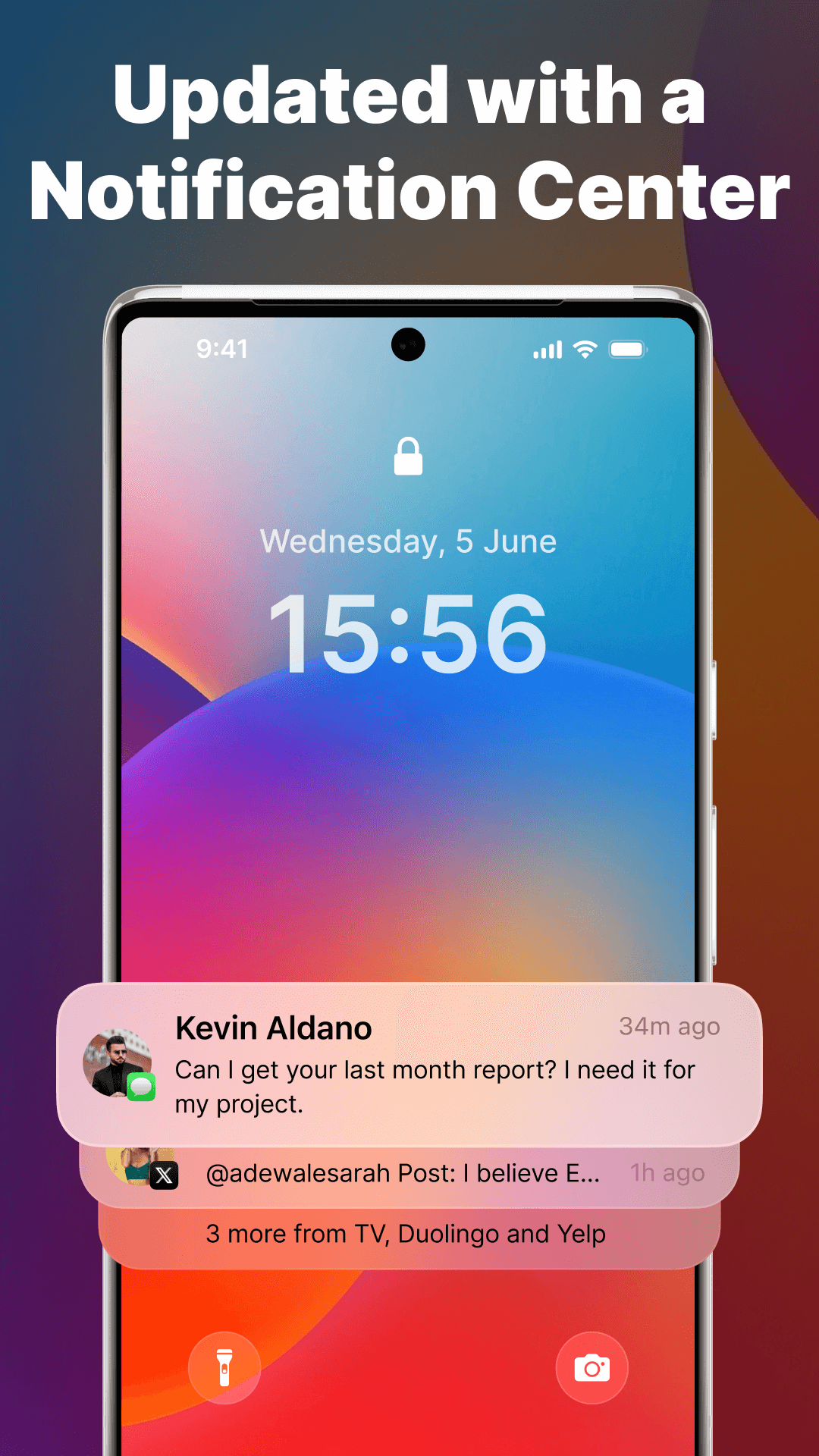 اسکرین شات 5 برنامه OS 18 Launcher for OS Themes
