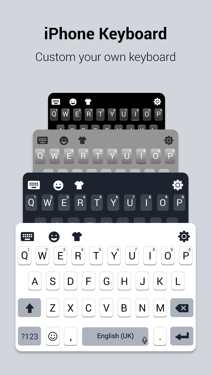 اسکرین شات 1 برنامه Iphone keyboard