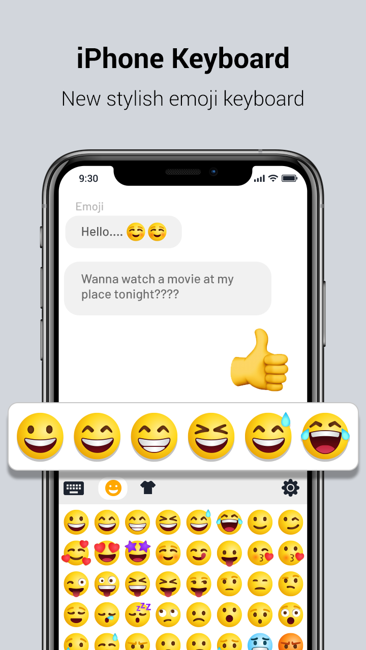 اسکرین شات 3 برنامه Iphone keyboard
