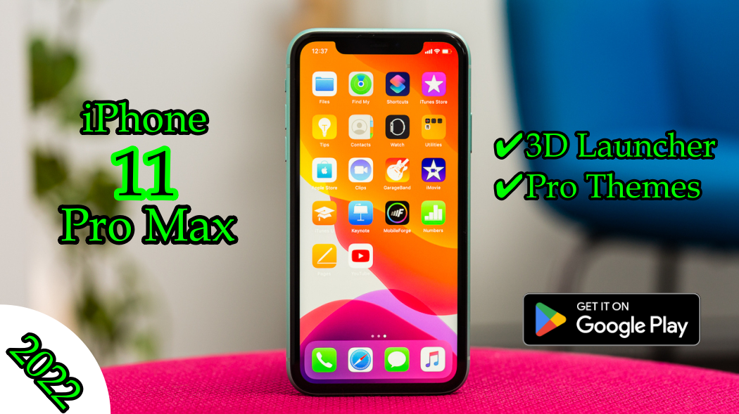 اسکرین شات 2 برنامه iPhone 11 Pro Max Launcher