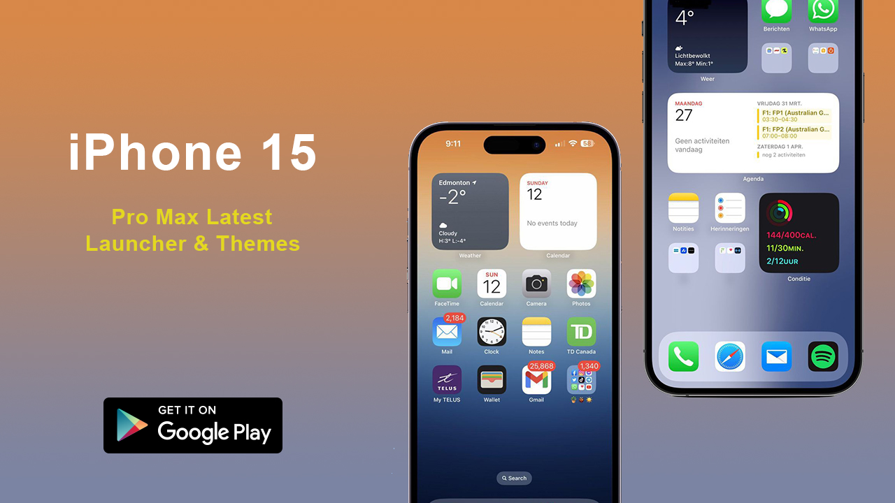 اسکرین شات 6 برنامه iPhone 15 Pro Max Launcher