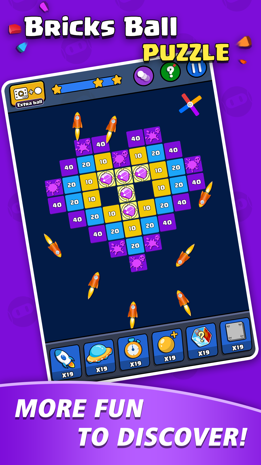 اسکرین شات 5 بازی Bricks Ball Puzzle