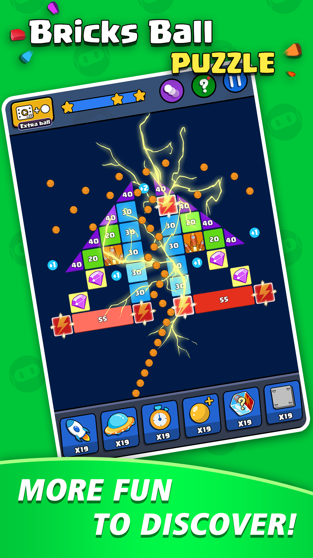 اسکرین شات 4 بازی Bricks Ball Puzzle