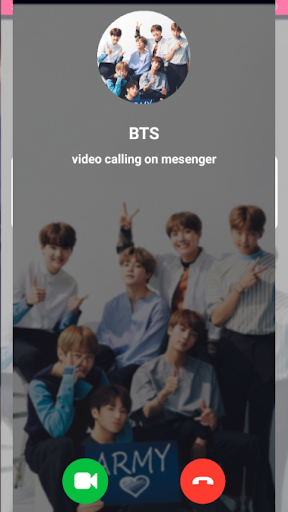 اسکرین شات 6 برنامه BTS Video Call jimin - jungkook suga jhope v prank