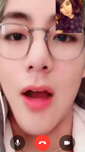 اسکرین شات 5 برنامه BTS Video Call jimin - jungkook suga jhope v prank