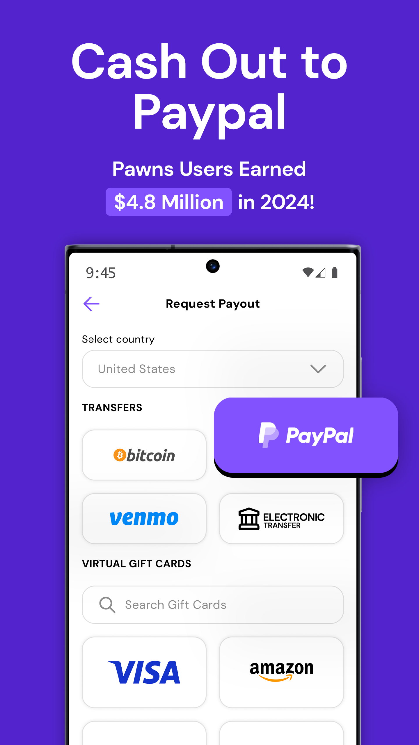 اسکرین شات 5 برنامه Pawns.app: Earn Money