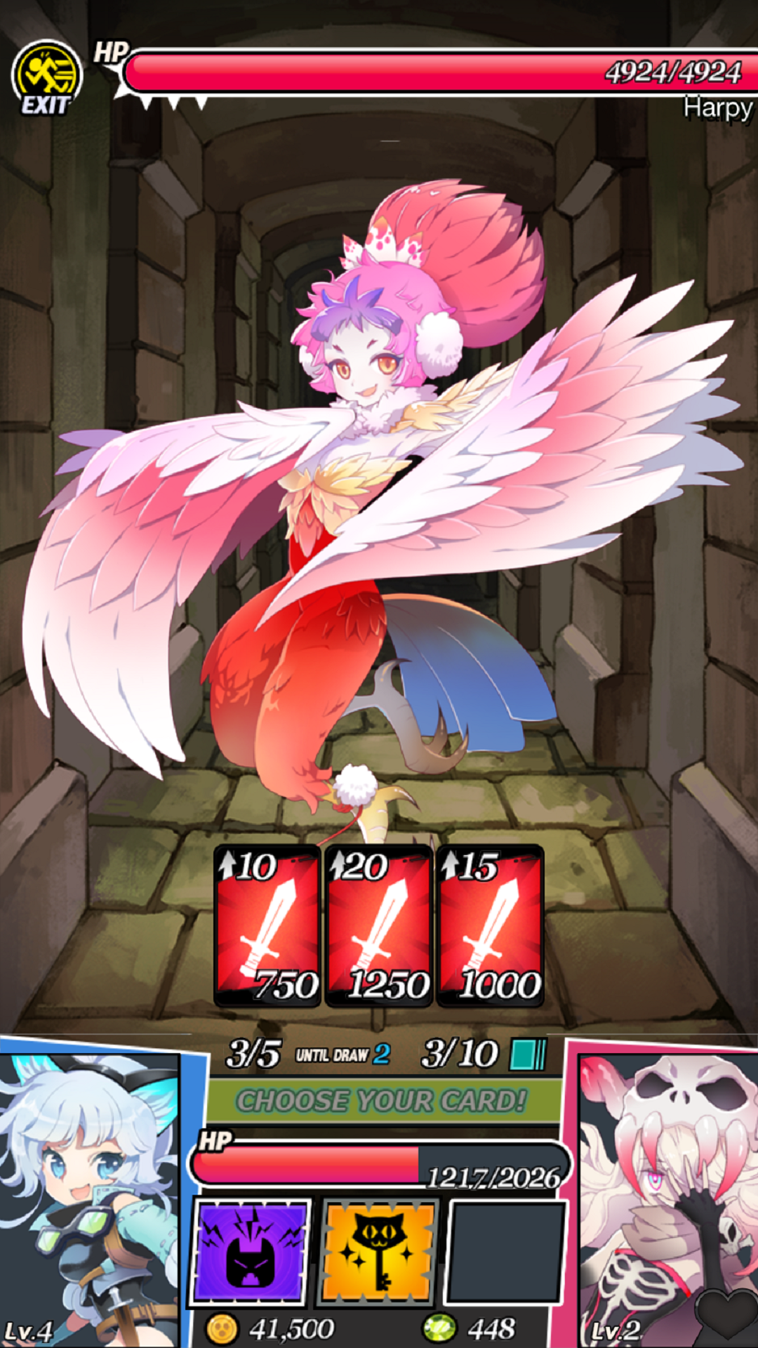 اسکرین شات 6 بازی Dungeon&Girls: Card Battle RPG