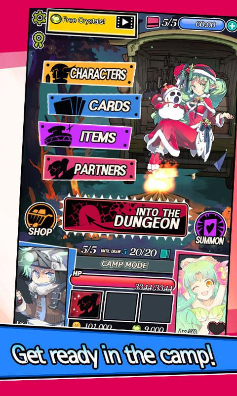 اسکرین شات 4 بازی Dungeon&Girls: Card Battle RPG