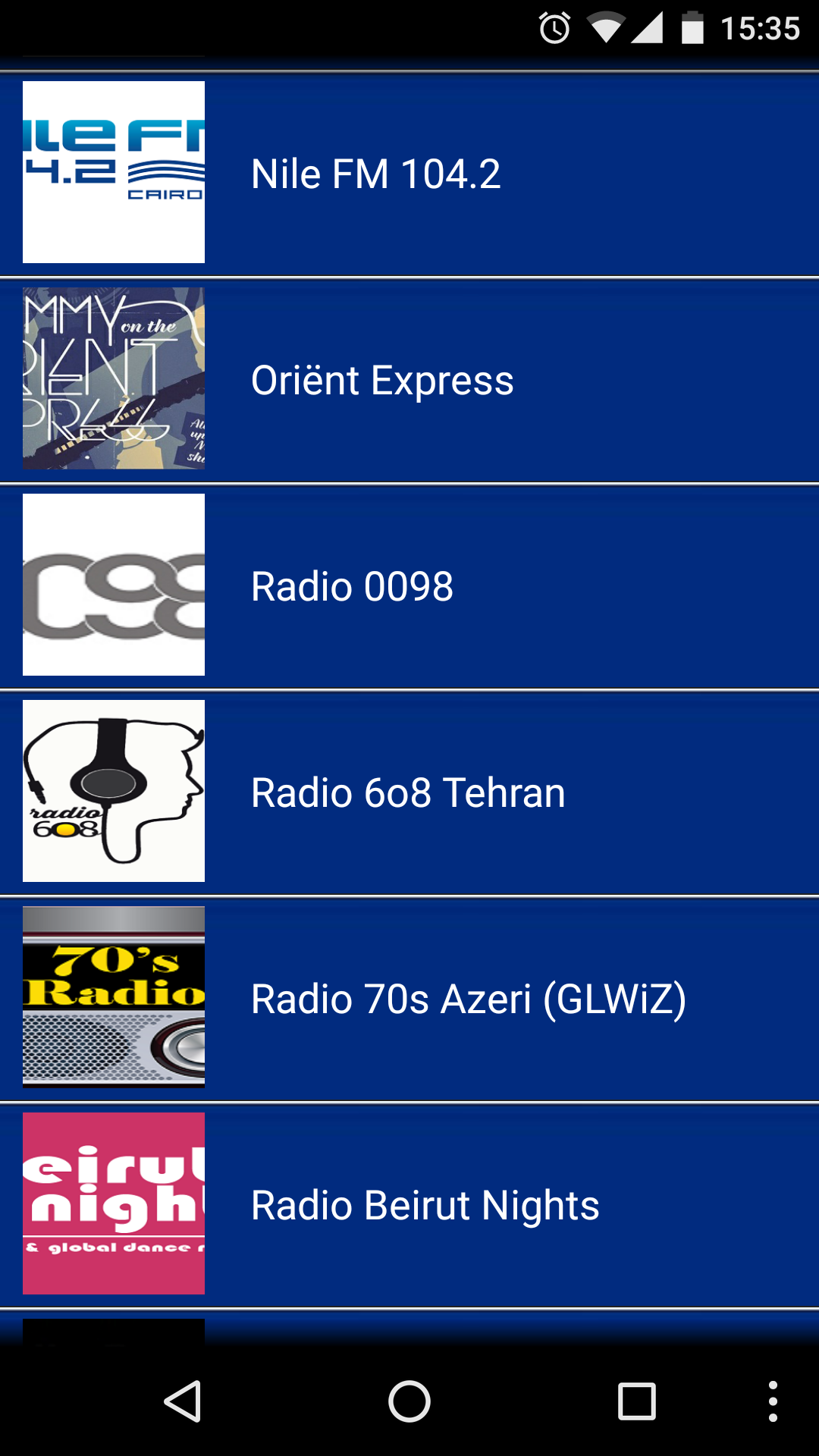 اسکرین شات 2 برنامه Radio Iran