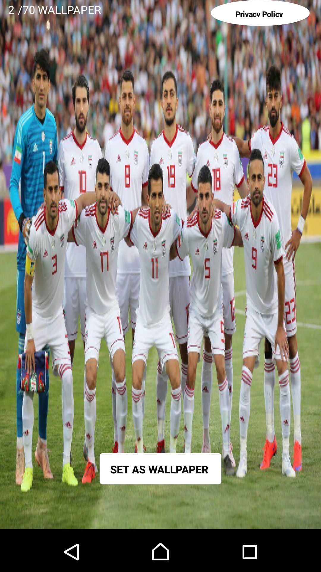 اسکرین شات 43 برنامه بازیکنان فوتبال ایرانی HD+ 1 پس زمینه