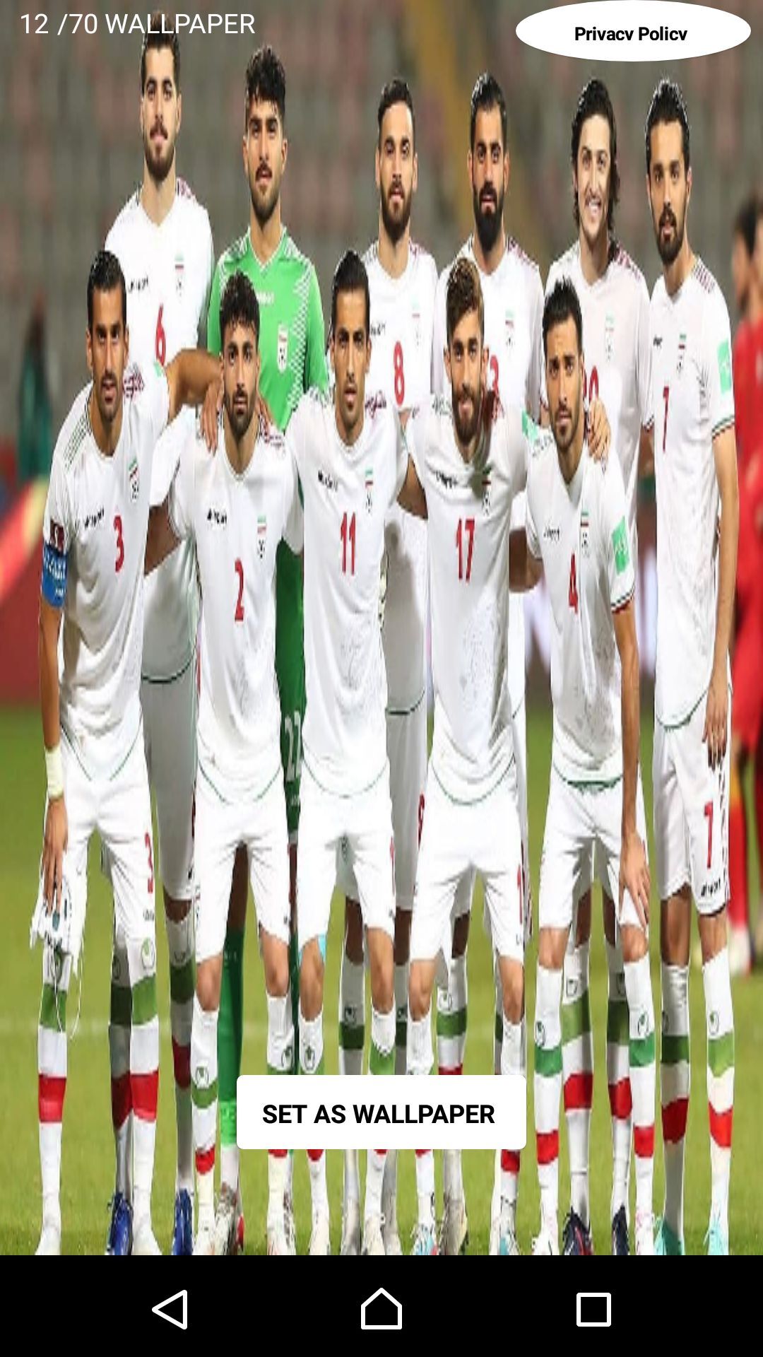 اسکرین شات 57 برنامه بازیکنان فوتبال ایرانی HD+ 1 پس زمینه