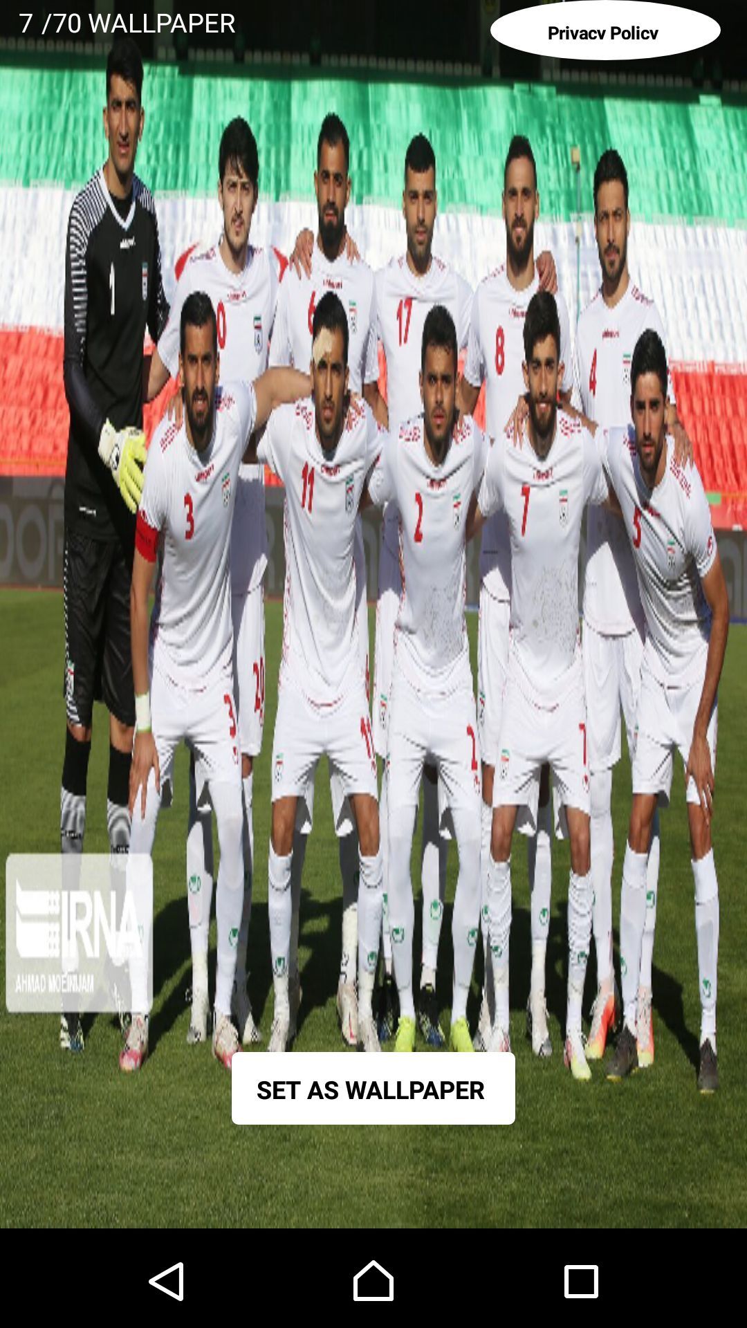 اسکرین شات 47 برنامه بازیکنان فوتبال ایرانی HD+ 1 پس زمینه