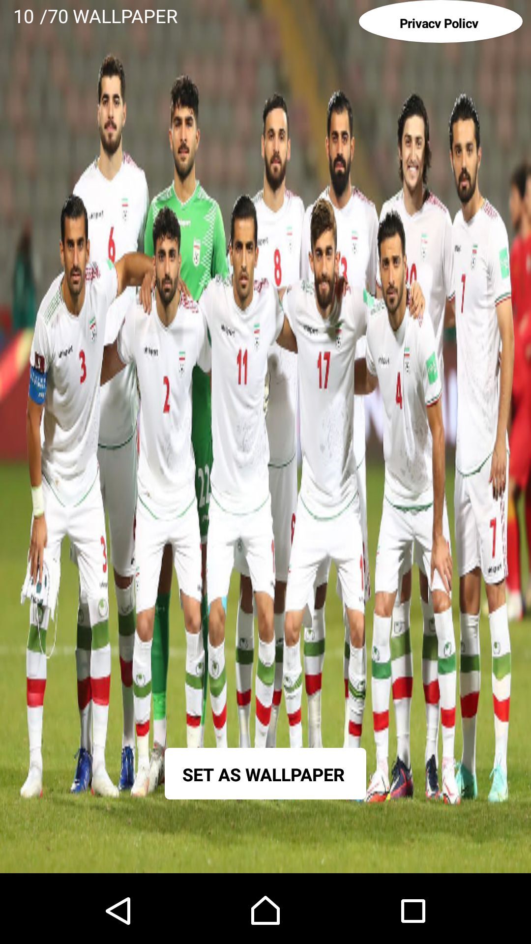 اسکرین شات 10 برنامه بازیکنان فوتبال ایرانی HD+ 1 پس زمینه