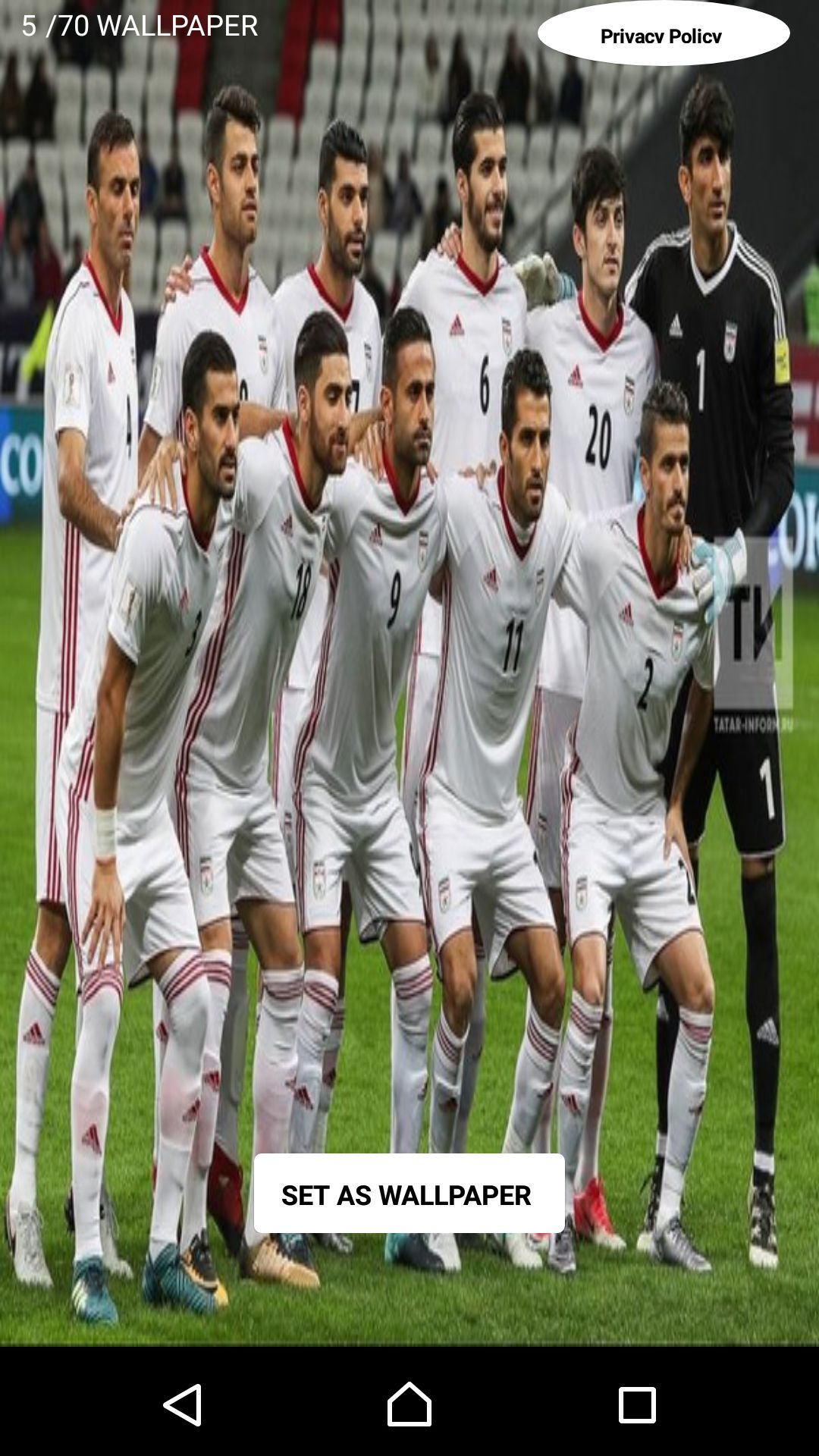 اسکرین شات 3 برنامه بازیکنان فوتبال ایرانی HD+ 1 پس زمینه
