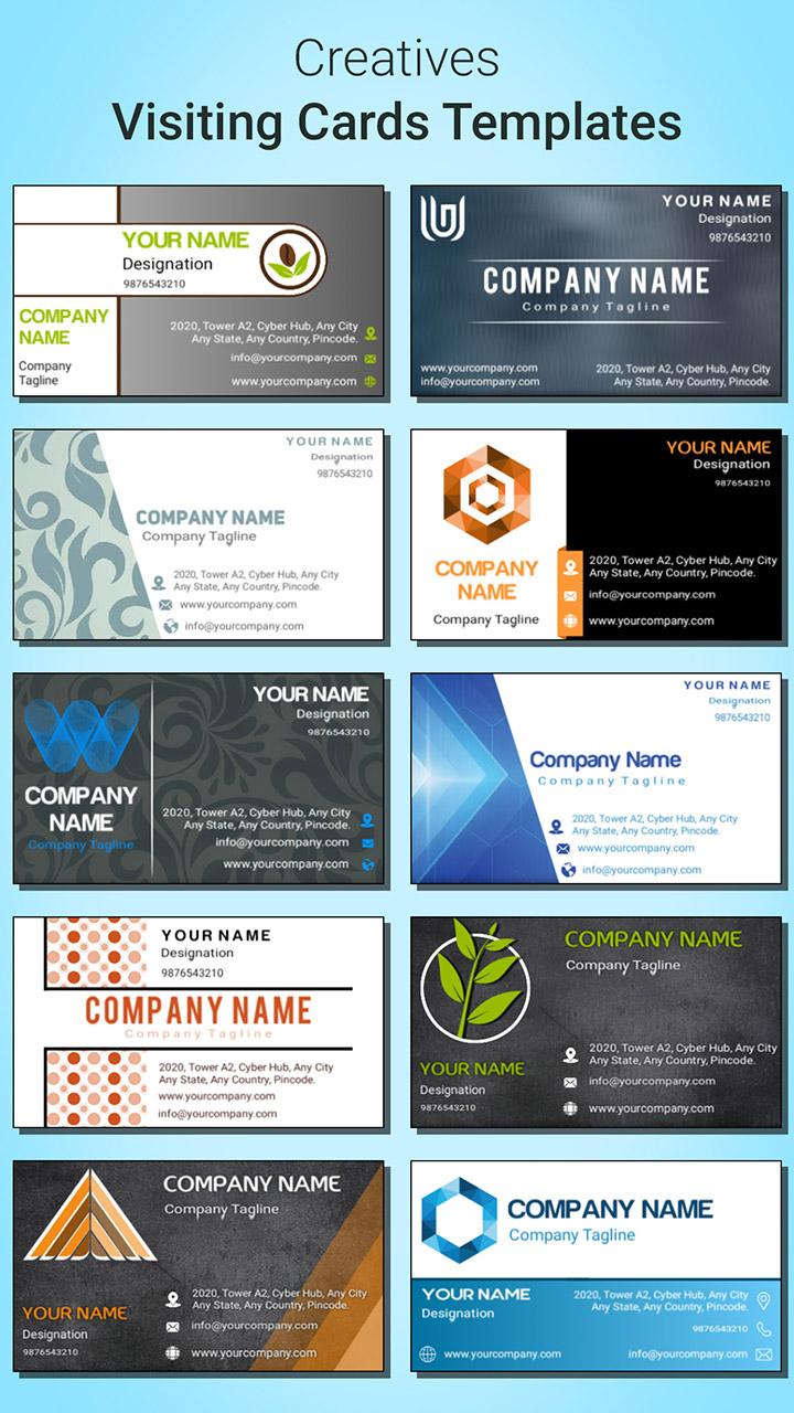 اسکرین شات 6 برنامه Business Card Maker