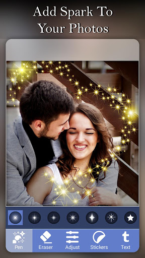 اسکرین شات 5 برنامه Glixel - Glitter and Pixel Effects Photo Editor