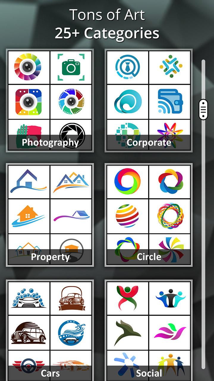 اسکرین شات 5 برنامه Logo Maker سازنده لوگو
