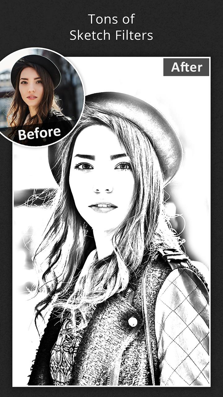 اسکرین شات 1 برنامه Pencil Sketch