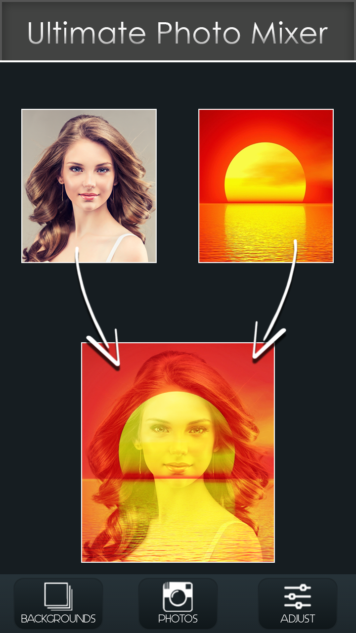 اسکرین شات 8 برنامه Ultimate Photo Blender / Mixer