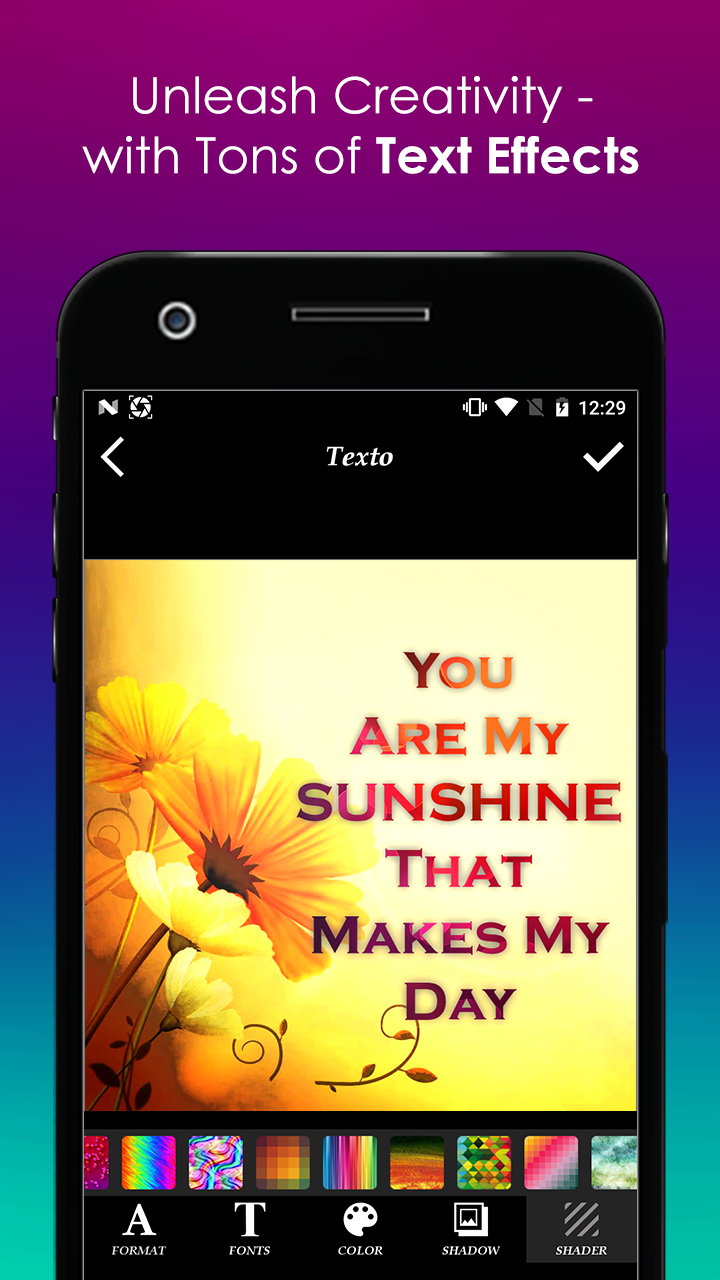 اسکرین شات 5 برنامه TextO Pro - Write on Photos