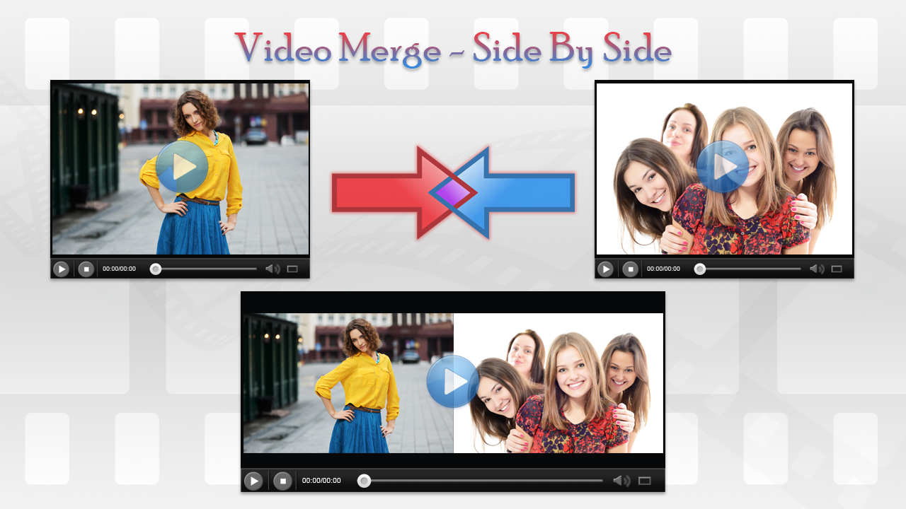 اسکرین شات 3 برنامه Video Merge - Side By Side