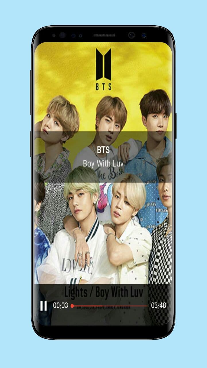 اسکرین شات 4 برنامه گلچین آهنگ های BTS