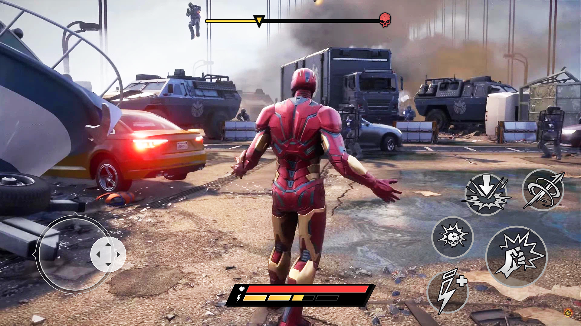 اسکرین شات 1 بازی Iron Hero: Superhero Fighting