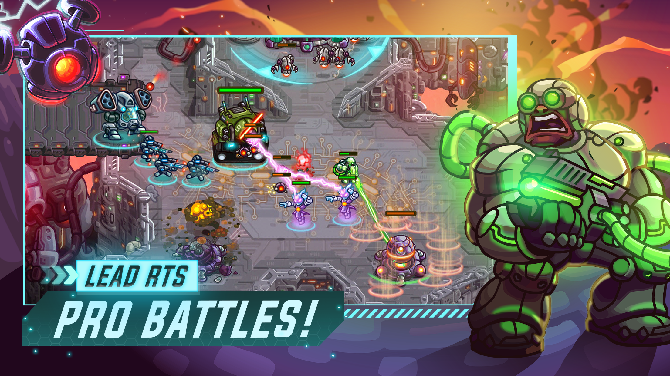 اسکرین شات 1 بازی Iron Marines RTS offline Game