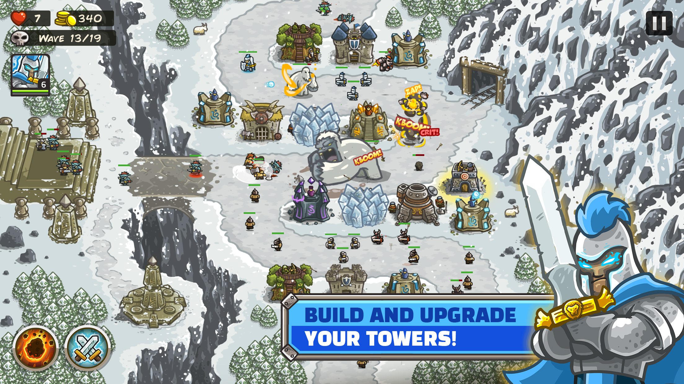 اسکرین شات 3 بازی Kingdom Rush Tower Defense TD