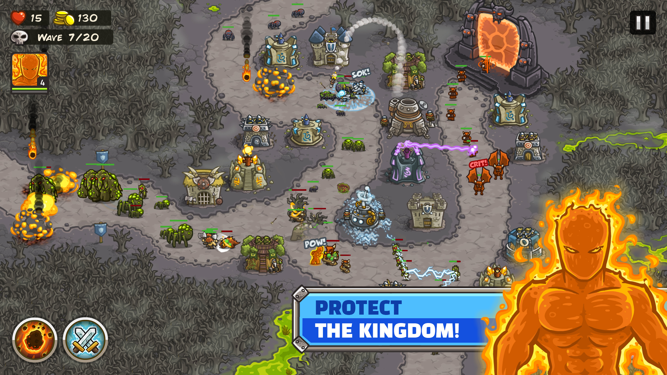 اسکرین شات 5 بازی Kingdom Rush Tower Defense TD
