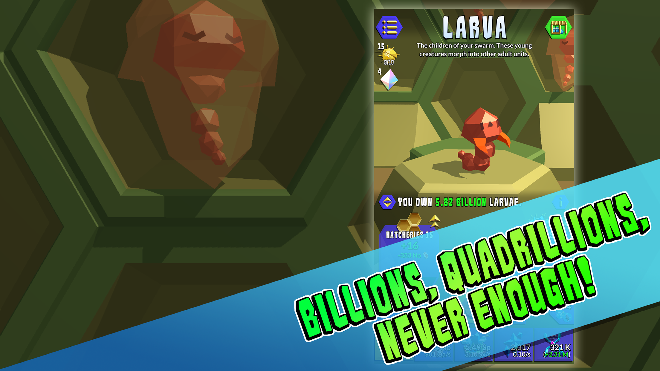 اسکرین شات 6 بازی Swarm Simulator: Evolution