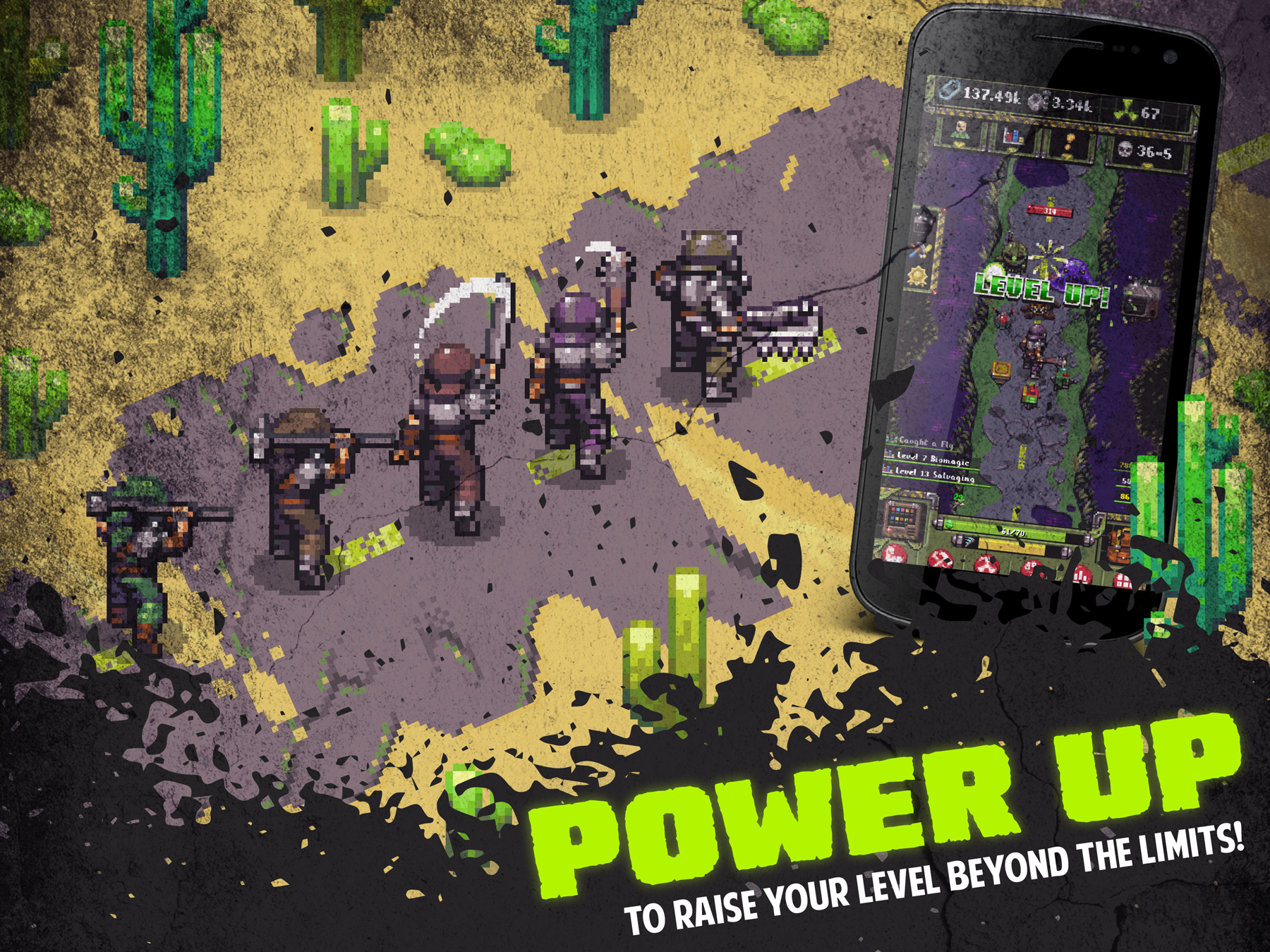 اسکرین شات 1 بازی Idle Wasteland: RPG Survival