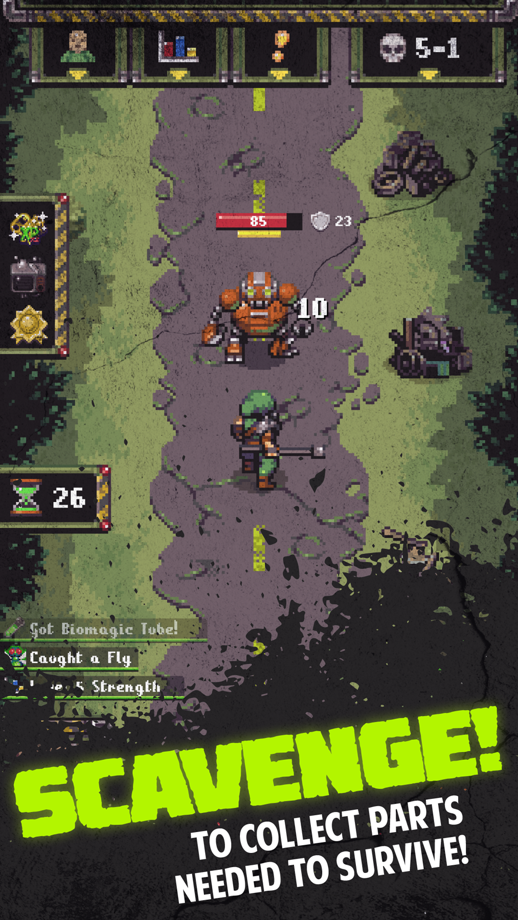 اسکرین شات 6 بازی Idle Wasteland: RPG Survival