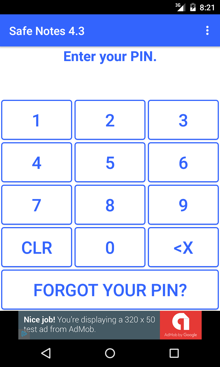 اسکرین شات 1 برنامه Safe Notes is a secure notepad