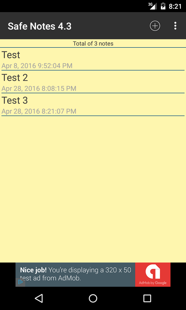 اسکرین شات 6 برنامه Safe Notes is a secure notepad