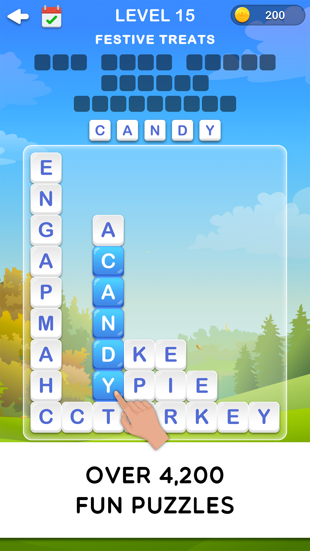 اسکرین شات 1 بازی Harvest of Words - Word Stack