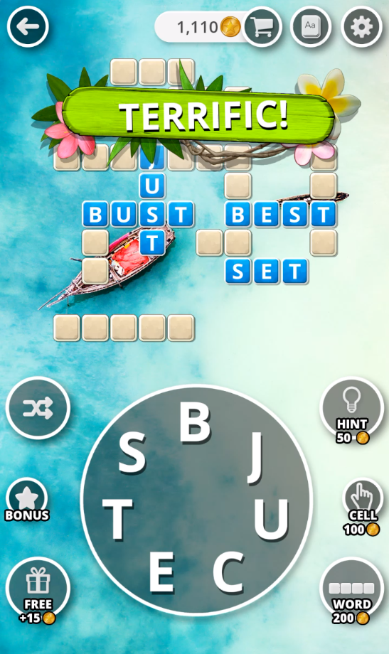 اسکرین شات 3 بازی Word Land - Crosswords