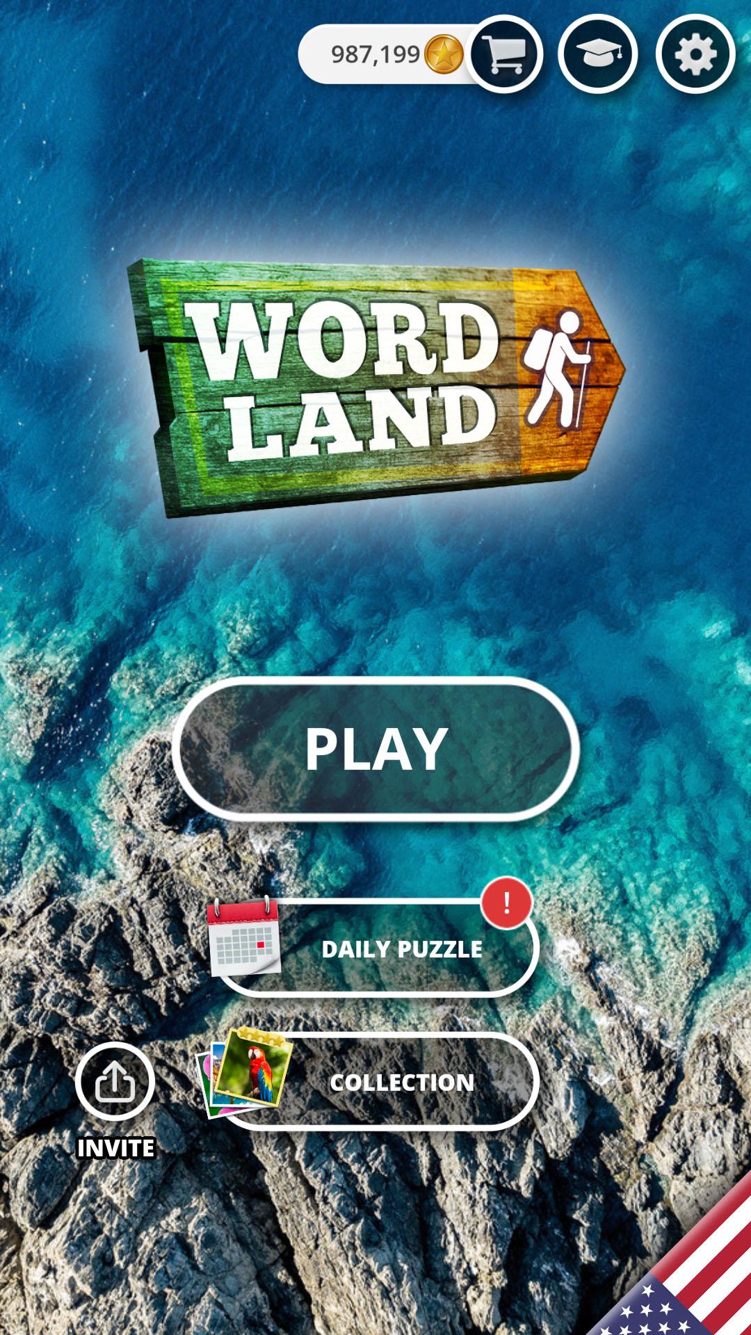 اسکرین شات 1 بازی Word Land - Crosswords