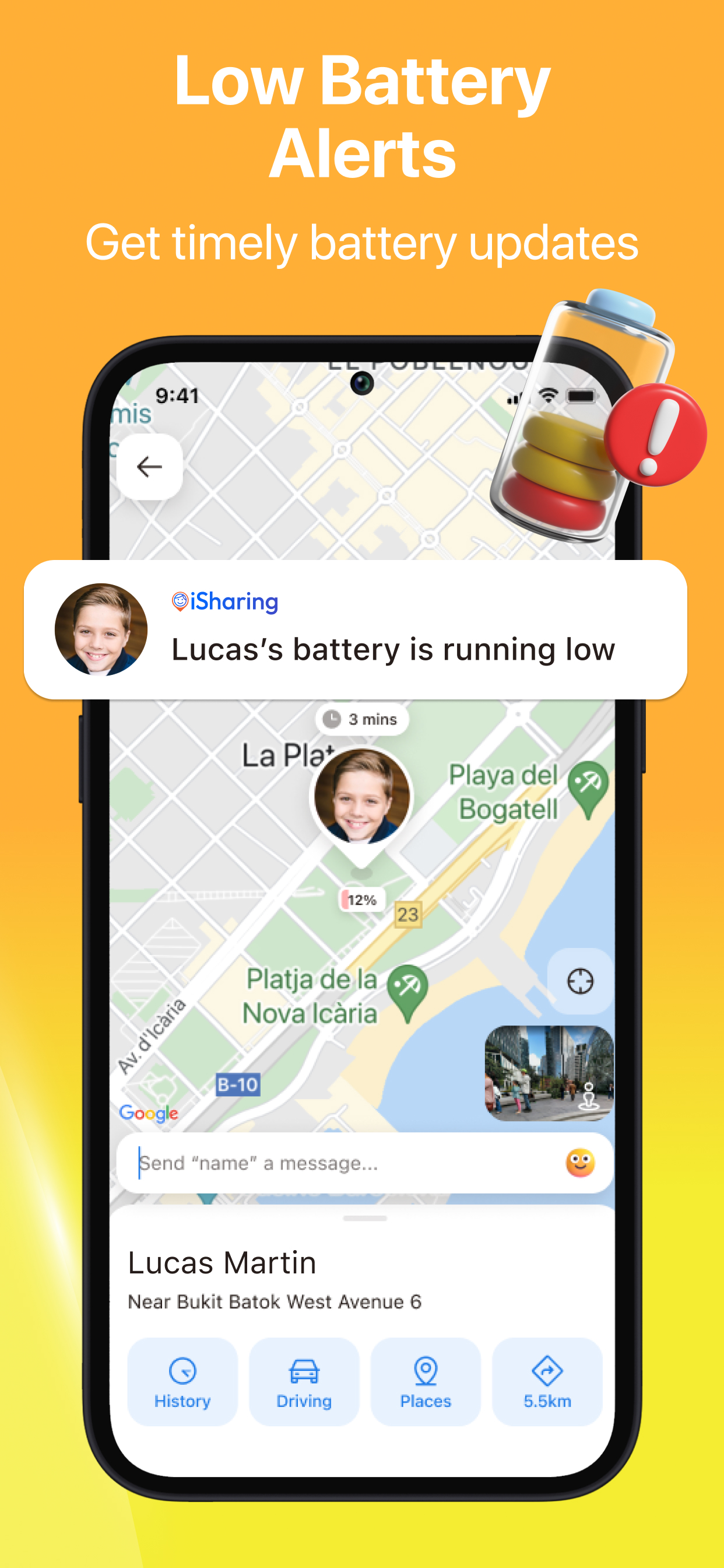 اسکرین شات 7 برنامه iSharing: GPS Location Tracker