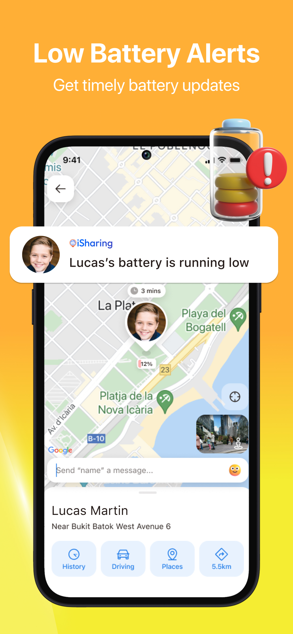 اسکرین شات 7 برنامه iSharing: GPS Location Tracker
